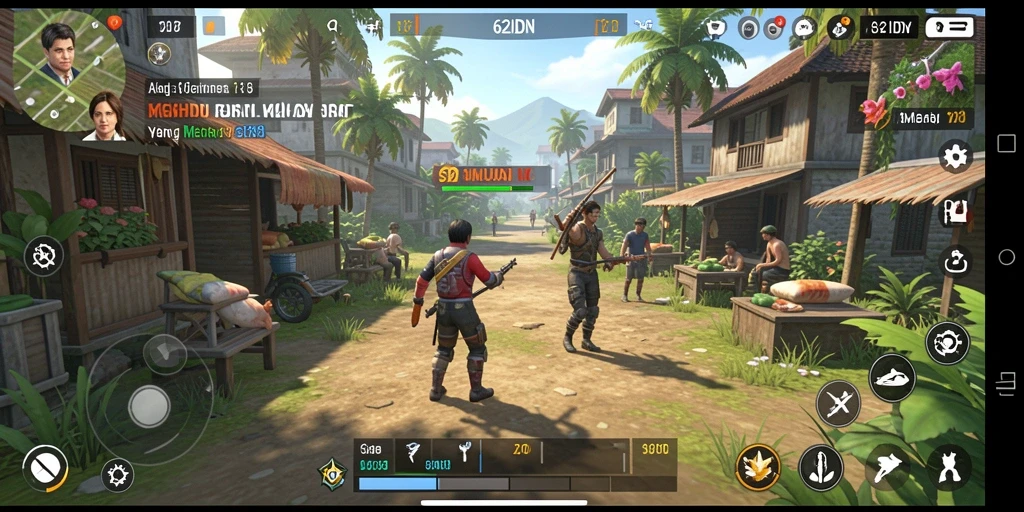 Gameplay menarik dari simulasi kehidupan di 62IDN.