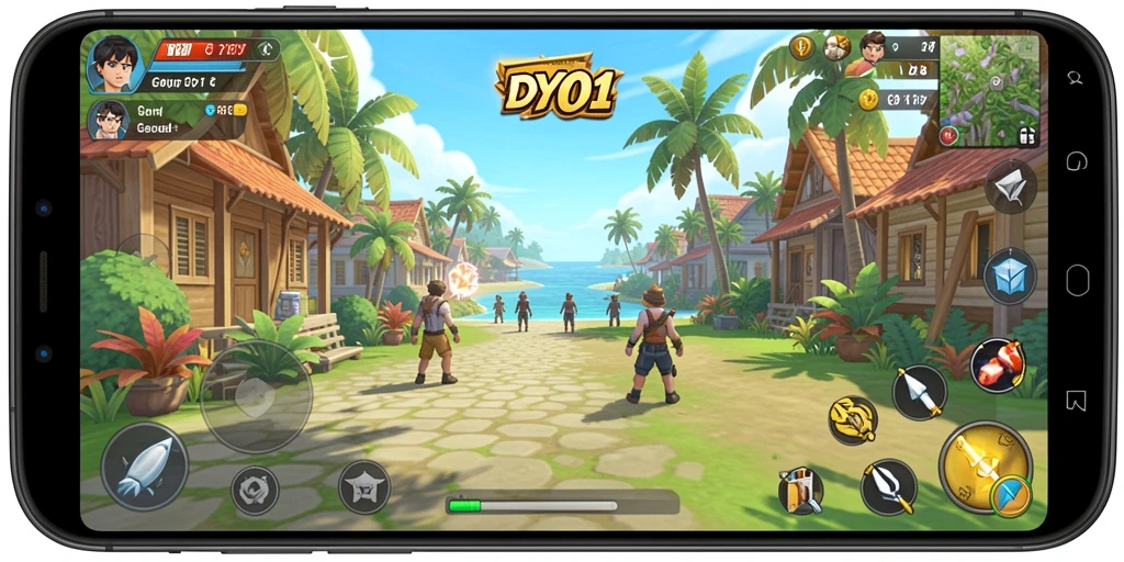 Tampilan menarik dari gameplay DY01 yang memikat.
