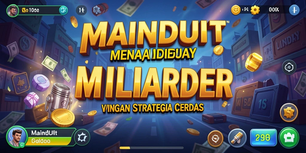 Tampilan gameplay menarik dari MAINDUIT dengan elemen Tycoon yang interaktif.