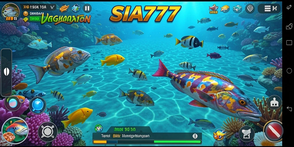 Tampilan gameplay SIA777 yang seru dan menegangkan saat menangkap ikan.