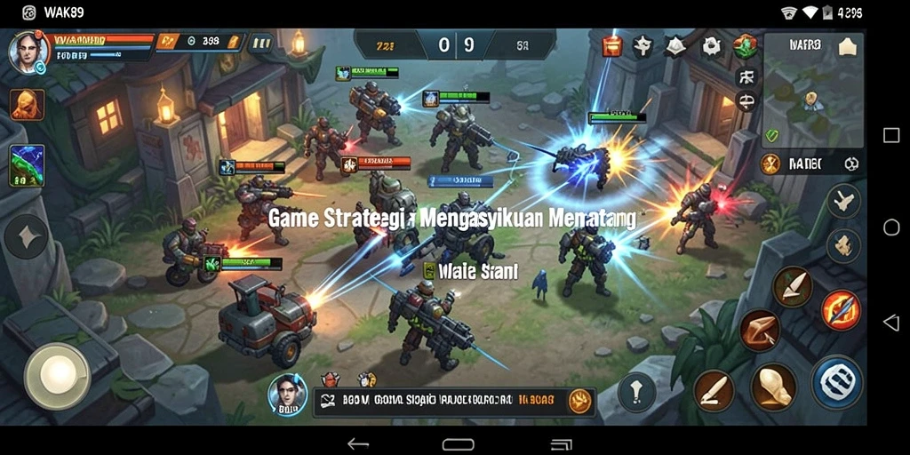 Tampilan gameplay <strong>WAK89</strong> yang menarik saat pertempuran strategis.